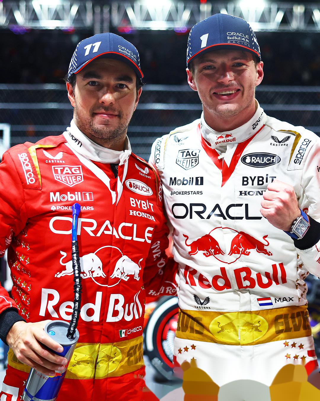 红牛车队险胜雷诺车队，佩雷兹高光表现